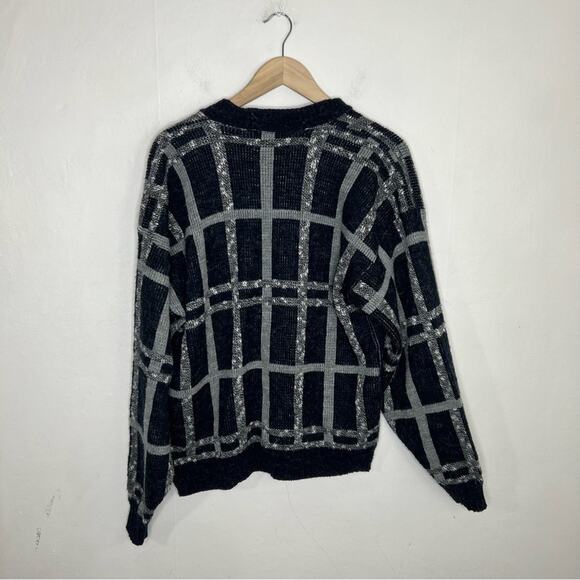 Vintage Sweater Graphix Grandpa Cardigan Size Large - Picture 2 of 11